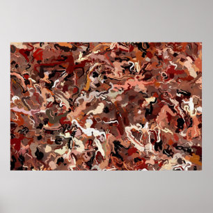 Poster Abstrato Pine Agulha
