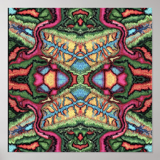 Poster Abstrato pontos