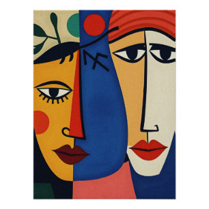 Pôster Abstrato Retrait Art