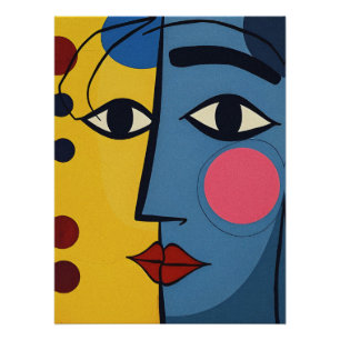 Pôster Abstrato Retrait Art