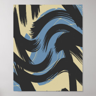 Poster Abstrato, rodando o Design de bruxos