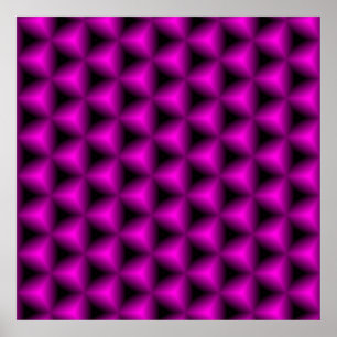 Poster Abstrato roxo geométrico.abstrato, arte