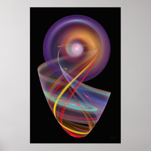 Pôster 'Abstrato simples 012'