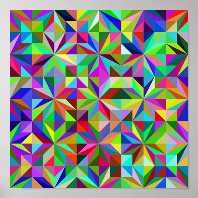 Poster Abstrato Stars (Frente)