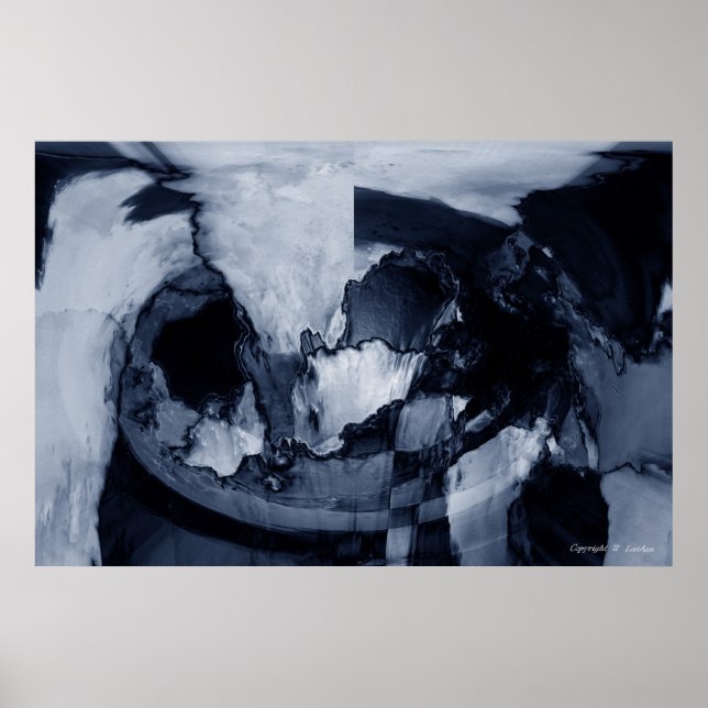 Pôster Abstrato Storm (Frente)