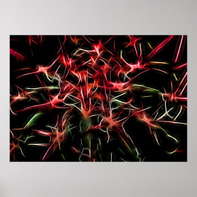 Poster Abstrato Succulent Plant (Frente)