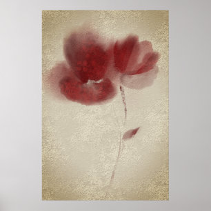 Poster Abstrato Tchico Russo Torneiras Gêmeas Brilhantes