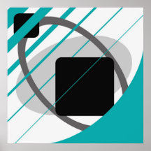Abstrato Teal Cinza preto esbranquiçado AP0002