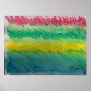 Poster Abstrato - tempestade antes da calma