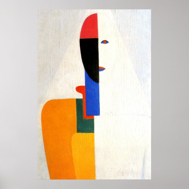 Poster Abstrato "Torso feminino" (Frente)