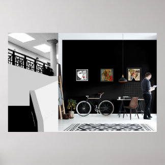 Poster Abstrato Trabalho de arte por Leslie Sigal Javorek