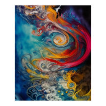 Abstrato verde-azul-vermelho-branco-azul-moderno