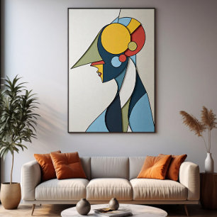 Poster Abstrato vibrante
