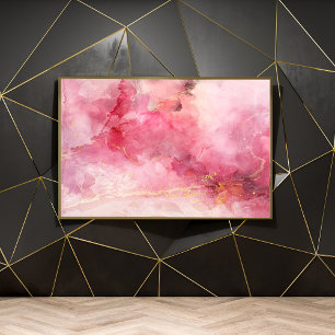 Poster Abstrato Watercolor Art