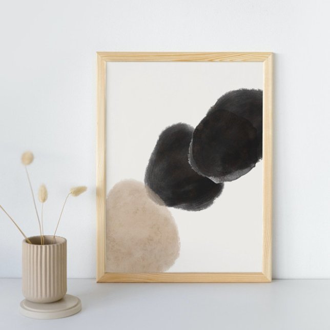 Poster Abstrato Watercolor Geométrica, Abstrato, Mínima (Criador carregado)