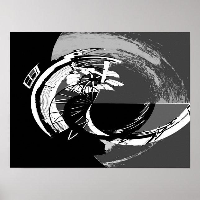 PÔSTER ABSTRATO WINDMILL 2 (Frente)