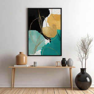 Poster Abstrato Zen Moderno Contemporâneo