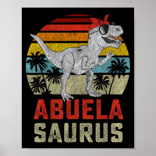 Poster Abuelasaurus T Rex Dinossauro Abuela Saurus Famíli