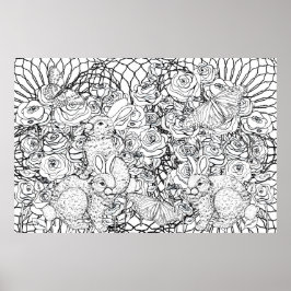 Poster Abundant Rabbits