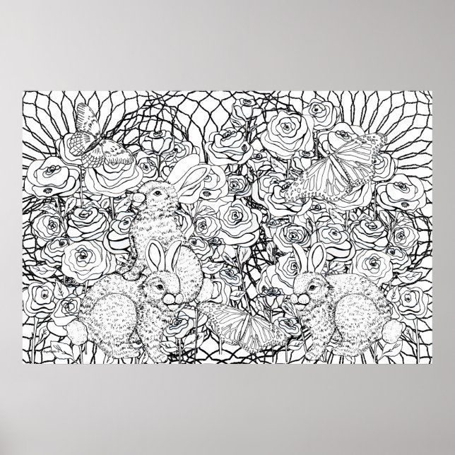 Poster Abundant Rabbits (Frente)