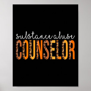 Poster Abuso de Substâncias Conselheiro do Leopardo Cai n