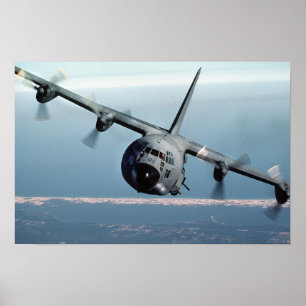 Poster AC-130 assustador