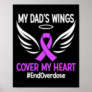 Poster Acabar com a sobredosagem O Cobrir do meu Pai Roxo