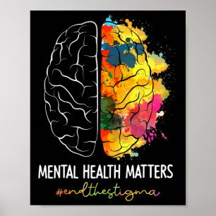 Poster Acabe Com O Stigma Mental Health Problems Mental A