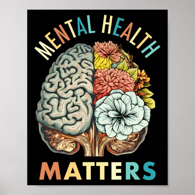 Poster Acabe Com O Stigma Mental Health Problems Mental A (Frente)