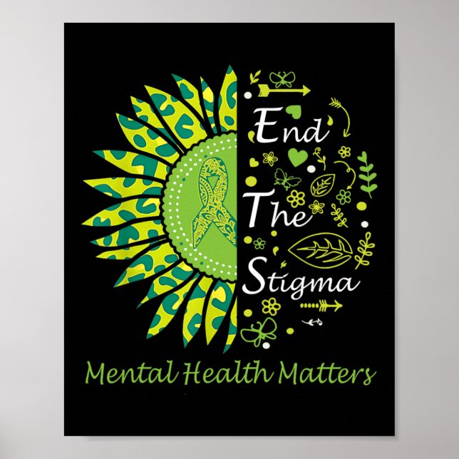 Poster Acabe Com O Stigma Mental Health Problems (Problem (Frente)