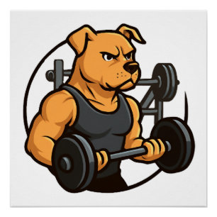 Pôster Academia Alpha Dog - Poder Desperto