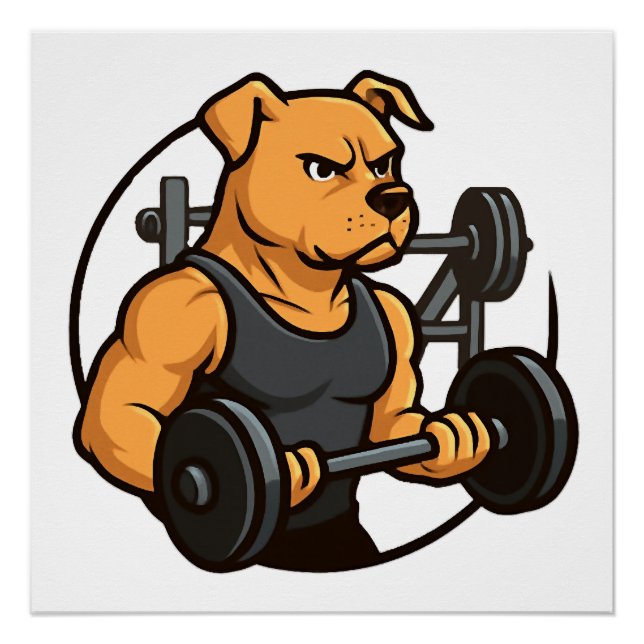 Pôster Academia Alpha Dog - Poder Desperto (Frente)