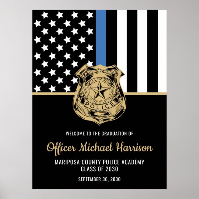 Poster Academia de Polícias de Polícia (Frente)