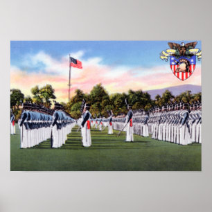 Poster Academia militar de parada de vestido de West