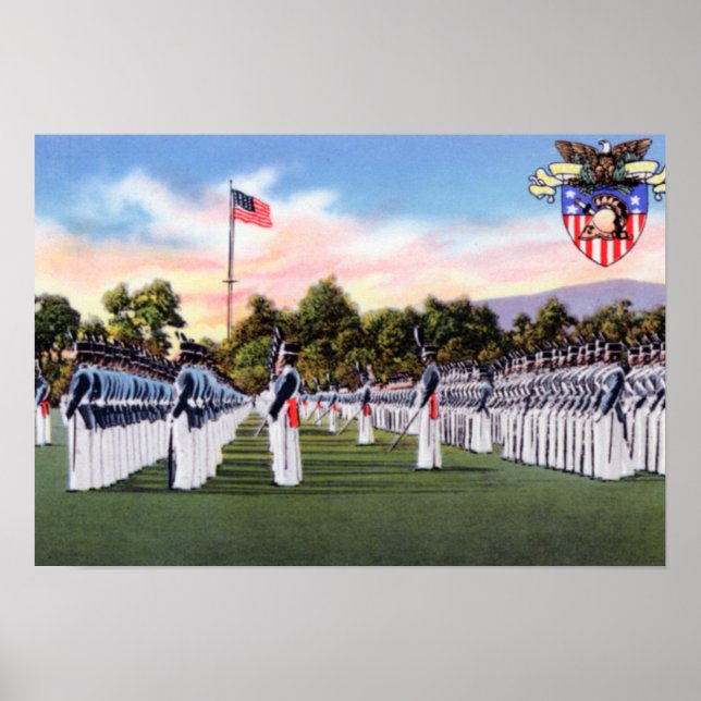 Poster Academia Militar do Parada de Vestido de New York  (Frente)