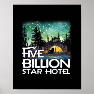 Poster Acampamento de Hotel Star Cinco Bilhões