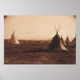 Poster Acampamento de Piegan