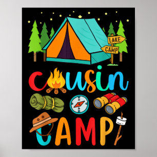 Poster Acampamento de Primo Engraçado 2025 Férias em Famí