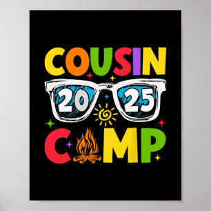 Poster Acampamento de Primos 2025 Férias em Família Verão