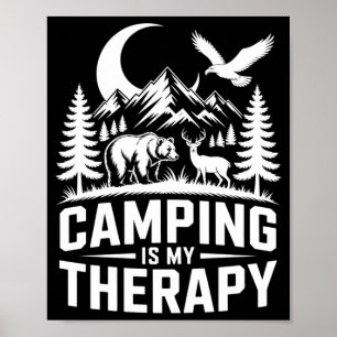 Poster Acampamento de urso masculino é meu desempenho de