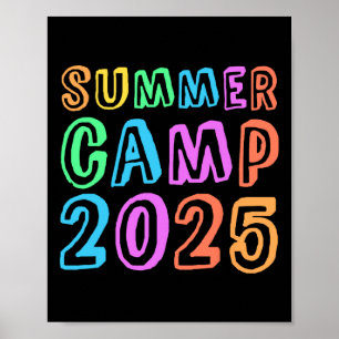 Poster Acampamento de Verão para Crianças 2025 Diretor de