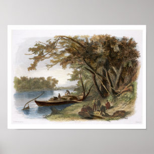 Pôster Acampamento dos Viajantes no Missouri, plat