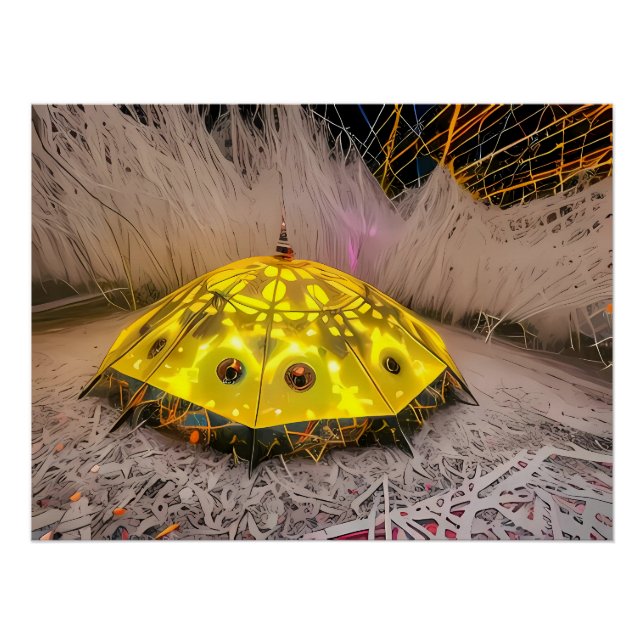 Pôster Acampamento em Outras Dimensões (Frente)