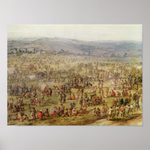 Poster Acampamento militar