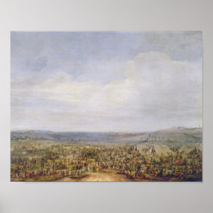 Poster Acampamento militar