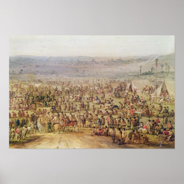 Poster Acampamento Militar (Frente)