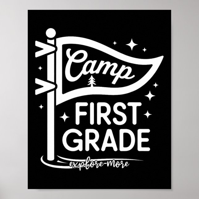 Poster Acampamento Professor de Primeiro Ano de Volta (Frente)