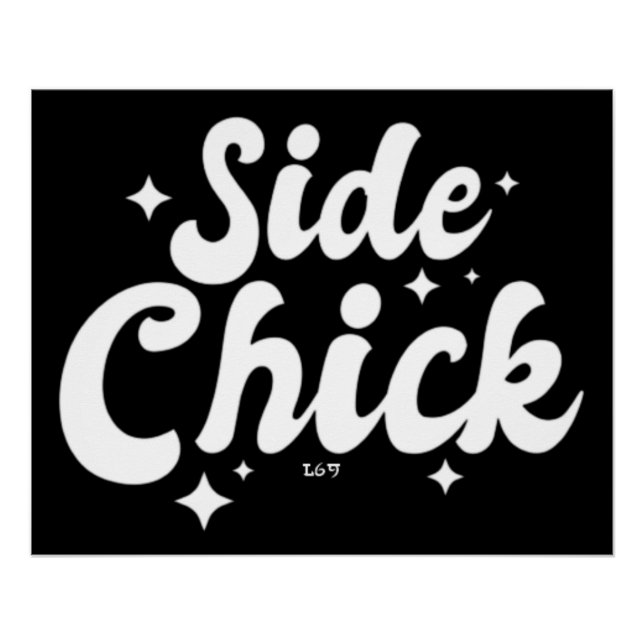 Pôster Ação de agradecimento divertida do PINTINHO Lado (Frente)