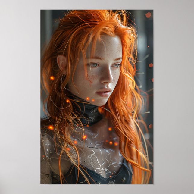 Poster Ação de Batalha Eetérea Pose Médio-Viagem Moda De (Frente)