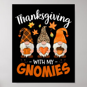 Poster Ação de Graças Com Minha Professora Gnomie Leopard